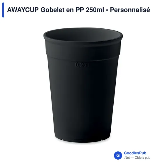 AWAYCUP Gobelet en PP 250ml - Image 1