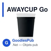 AWAYCUP Gobelet en PP 250ml - Miniature 2