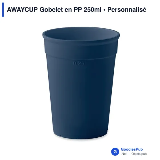 AWAYCUP Gobelet en PP 250ml - Image 5
