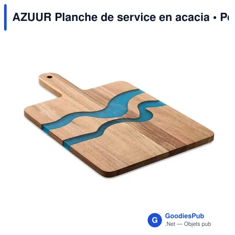 AZUUR Planche de service en acacia