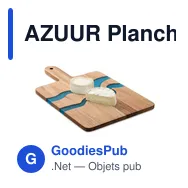 AZUUR Planche de service en acacia - Miniature 3