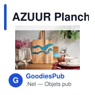 AZUUR Planche de service en acacia - Miniature 4