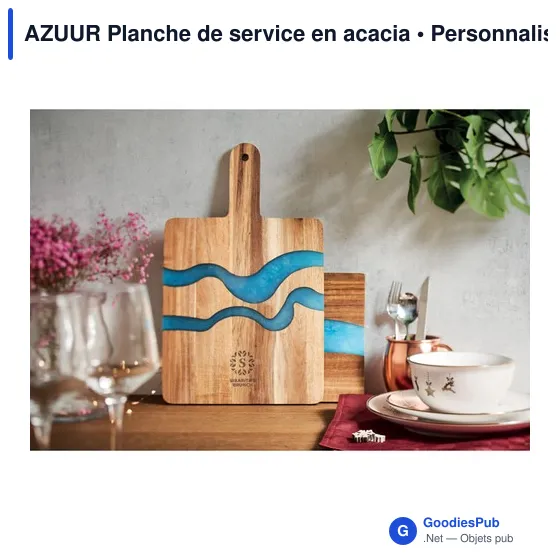 AZUUR Planche de service en acacia - Image 4