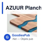 AZUUR Planche de service en acacia - Miniature 5