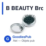 B BEAUTY Brosse/miroir pliable - Miniature 1