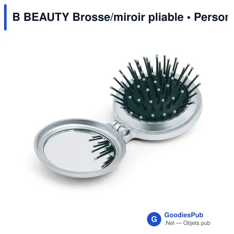 B BEAUTY Brosse/miroir pliable