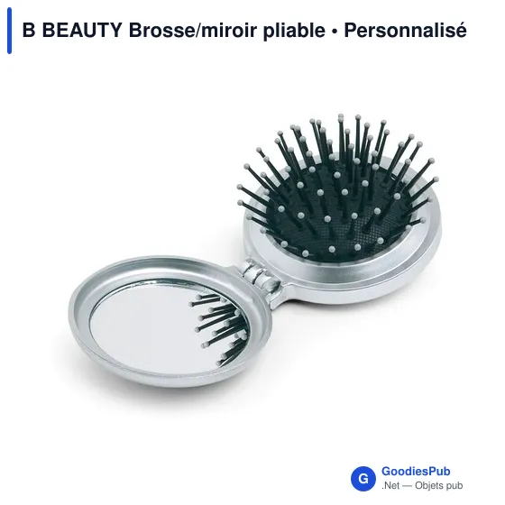 B BEAUTY Brosse/miroir pliable - Image 1