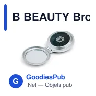 B BEAUTY Brosse/miroir pliable - Miniature 3