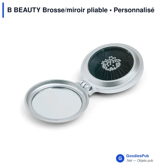 B BEAUTY Brosse/miroir pliable - Image 3