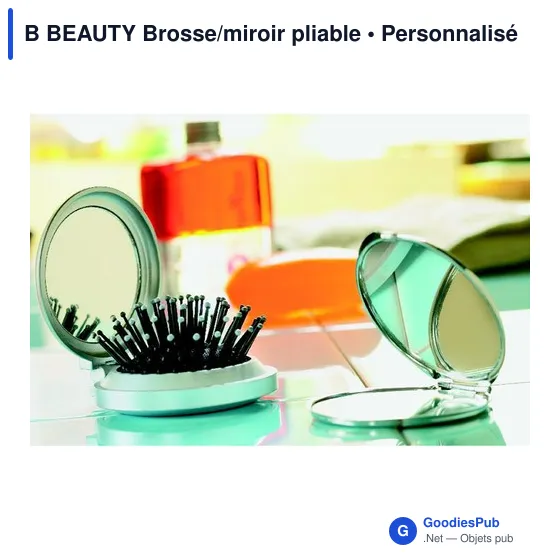 B BEAUTY Brosse/miroir pliable - Image 4