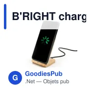 B'RIGHT chargeur sans fil en bambou 10W, support pour téléphone | Wilder - Miniature 7