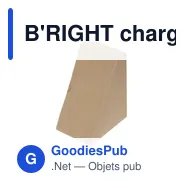 B'RIGHT chargeur sans fil en bambou 10W, support pour téléphone | Wilder - Miniature 10