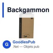 Jeu de backgammon personnalisable avec logo - Backgammon Game Box - Miniature 5