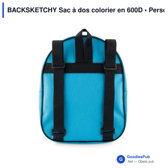 BACKSKETCHY Sac à dos colorier en 600D - Image 2