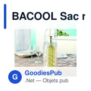 BACOOL Sac réfrigérant en PVC - Miniature 6