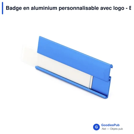 Badge en aluminium personnalisable avec logo - Badge Bindel - Image 12
