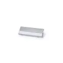 Variante argenté - Badge en aluminium personnalisable avec logo - Badge Bindel
