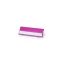 Variante fuchsia - Badge en aluminium personnalisable avec logo - Badge Bindel
