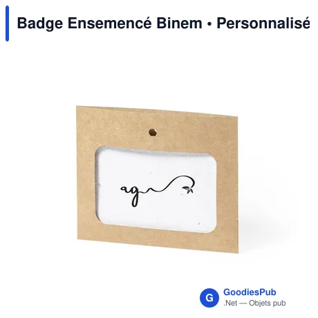 Badge Ensemencé Binem
