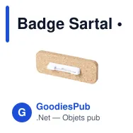 Badge Sartal - Miniature 3