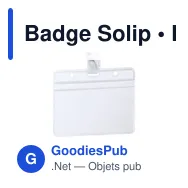 Badge Solip - Miniature 3