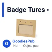 Badge Tures - Miniature 1