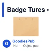 Badge Tures - Miniature 3