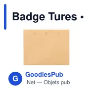 Badge Tures - Miniature 4