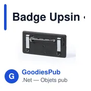 Badge Upsin - Miniature 3