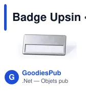 Badge Upsin - Miniature 4