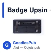 Badge Upsin - Miniature 5