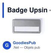 Badge Upsin - Miniature 6