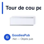 Tour de cou personnalisable avec logo pour événements professionnels - Miniature 4