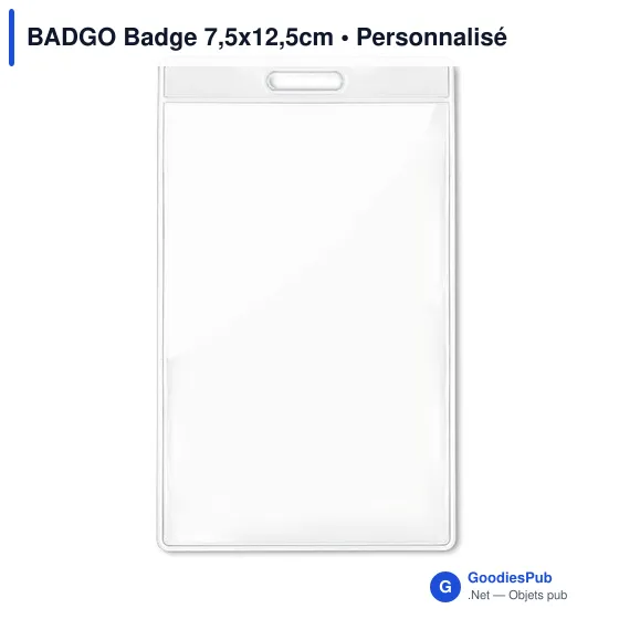 BADGO Badge 7,5x12,5cm - Image 1