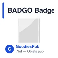 BADGO Badge 7,5x12,5cm - Miniature 2
