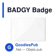 BADGY Badge 10x8 cm - Miniature 1