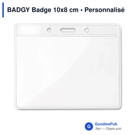 BADGY Badge 10x8 cm