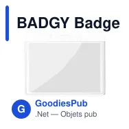 BADGY Badge 10x8 cm - Miniature 2