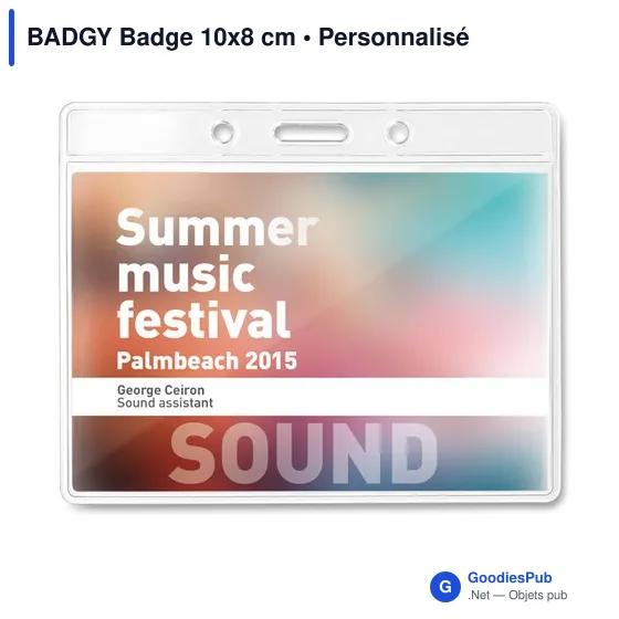 BADGY Badge 10x8 cm - Image 3