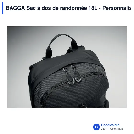 BAGGA Sac à dos de randonnée 18L - Image 10
