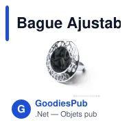 Bague Ajustable Helant - Miniature 1