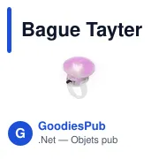 Bague Tayter - Miniature 1