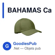 BAHAMAS Casquette baseball à 6 pans - Miniature 1