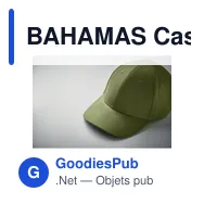 BAHAMAS Casquette baseball à 6 pans - Miniature 11