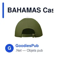 BAHAMAS Casquette baseball à 6 pans - Miniature 12