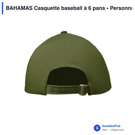 BAHAMAS Casquette baseball à 6 pans - Image 12