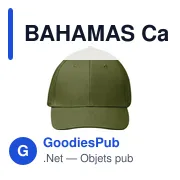 BAHAMAS Casquette baseball à 6 pans - Miniature 4