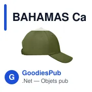 BAHAMAS Casquette baseball à 6 pans - Miniature 5