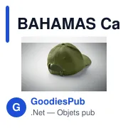 BAHAMAS Casquette baseball à 6 pans - Miniature 8