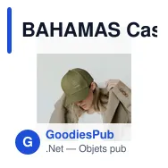 BAHAMAS Casquette baseball à 6 pans - Miniature 9
